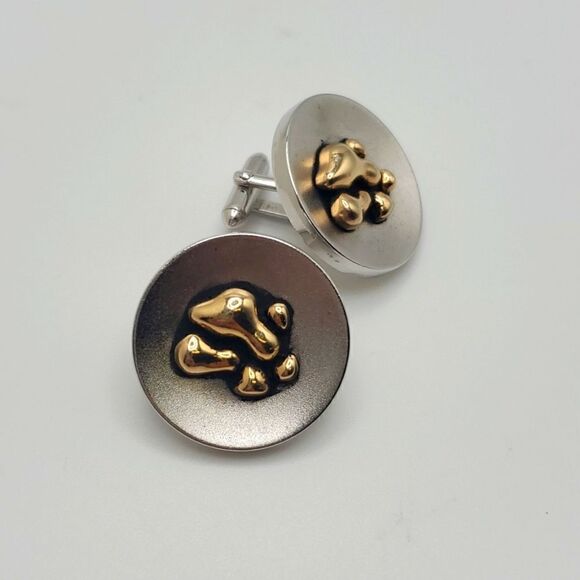 Swank | Panning for Gold Cufflinks - Picture 1 of 4